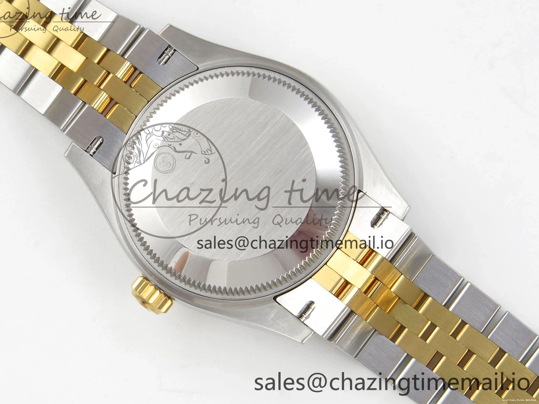 Good Copy Rolex Watches YG Diamonds Steel Bracelet 31 Jubilee THBF YG DateJust 1:1 Dial Edition Bezel SS 278383RBR 904L HZ Vibrant on Best 46 Diamonds Cal. 1220
